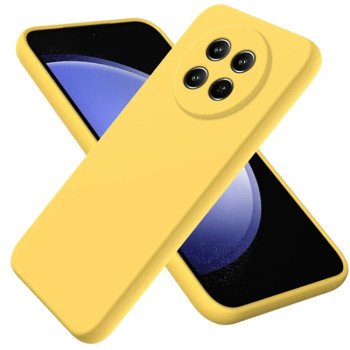 Θήκη Πλάτης Σιλικόνης Soft για Realme 12 - Χρώμα: Κίτρινο