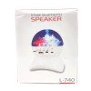 L740 Ηχείο Bluetooth 3W με Ραδιόφωνο & Διάρκεια Μπαταρίας έως 6 Ώρες - Χρώμα: Λευκό
