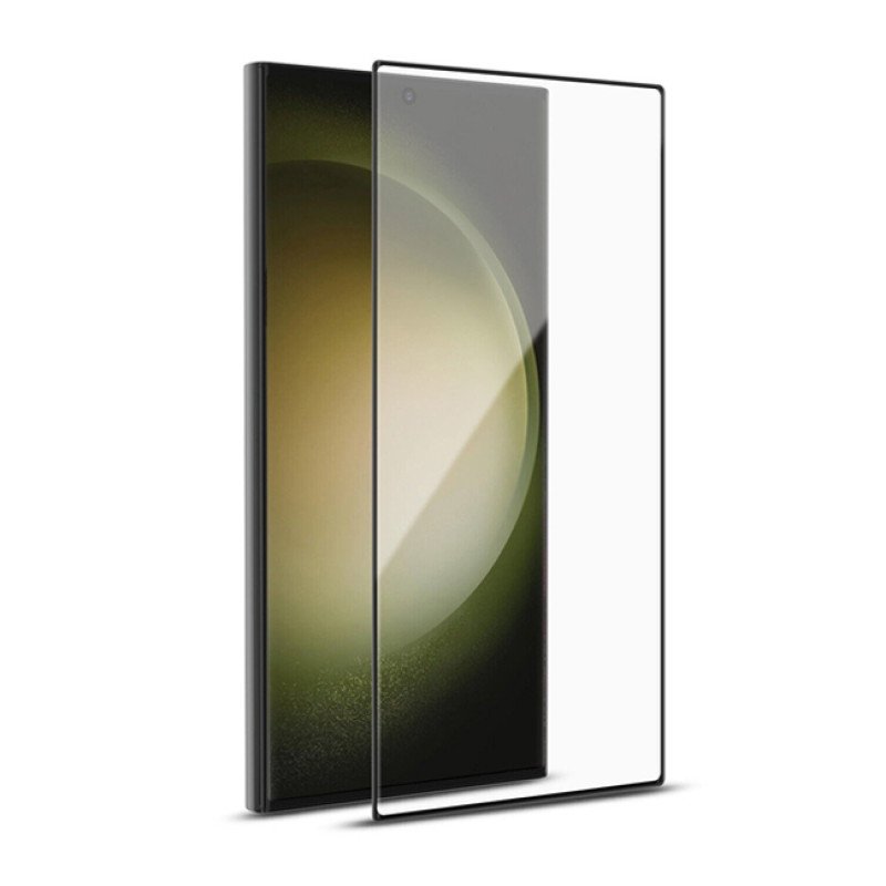 Full Cover Full Glue Τζαμάκι Προστασίας Οθόνης για Samsung Galaxy S25 Ultra - Χρώμα: Μαύρο