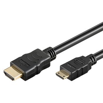 Καλώδιο HDMI Male σε Mini HDMI Male 1.5m - Χρώμα: Μαύρο