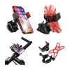 Βάση Κινητού Ποδηλάτου Bicycle Phone Holder - Χρώμα: Μαύρο - Κόκκινο