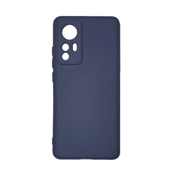 Θήκη Πλάτης Σιλικόνης Soft για Xiaomi Mi 12 - Χρώμα: Σκούρο Μπλέ