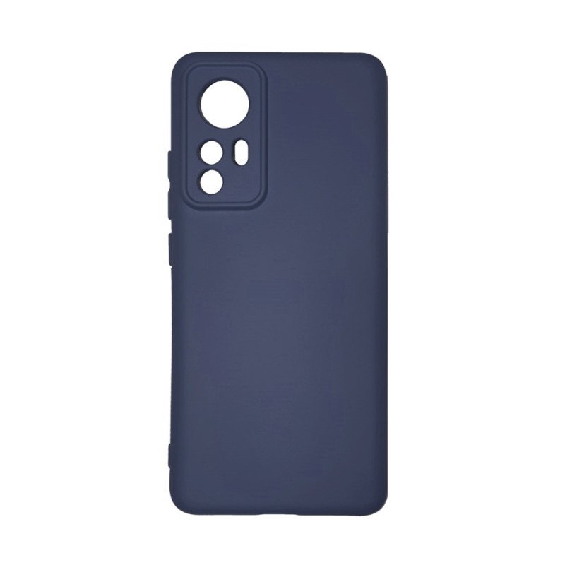 Θήκη Πλάτης Σιλικόνης Soft για Xiaomi Mi 12 - Χρώμα: Σκούρο Μπλέ