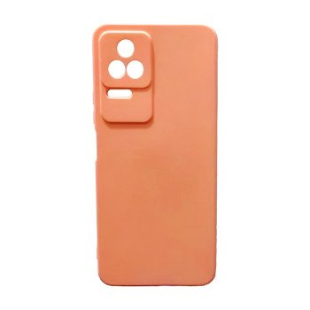 Θήκη Πλάτης Σιλικόνης Soft για Xiaomi Poco F4 - Χρώμα: Ρόζ Απαλό