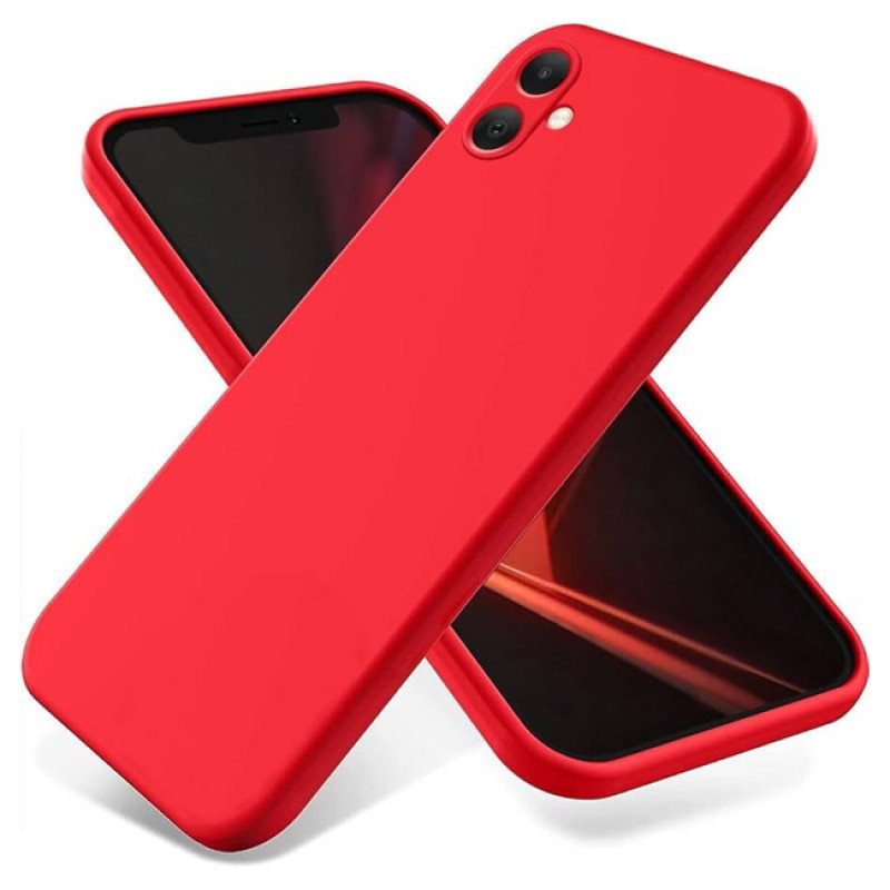 Θήκη Πλάτης Σιλικόνης Soft για Samsung Galaxy A05 - Χρώμα: Κόκκινο