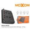 MOXOM KH-63Y Πολύπριζο & Φορτιστής με 6 Θύρες USB 10A - Χρώμα: Μαύρο