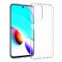 Θήκη Πλάτης Σιλικόνης Απλή για Xiaomi Redmi 10 - Χρώμα: Διάφανο
