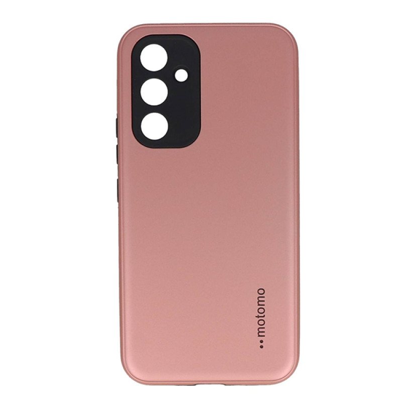 Σκληρή Θήκη Πλάτης Motomo για Samsung Galaxy A35 5G - Χρώμα: Ροζ Χρυσό