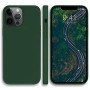 Θήκη Πλάτης Σιλικόνης Soft για Apple i Phone 12 Pro Max - Χρώμα: Πράσινο Σκούρο