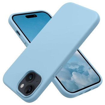Θήκη Πλάτης Σιλικόνης Soft για i Phone 15 Pro - Χρώμα: Γαλάζιο
