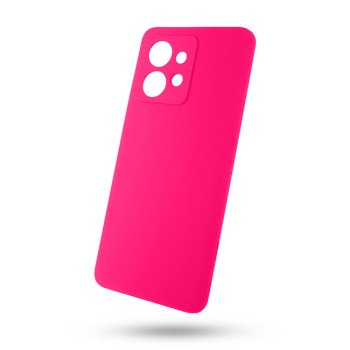 Θήκη Πλάτης Σιλικόνης Soft για Motorola Edge 40 Pro - Χρώμα: Φούξια