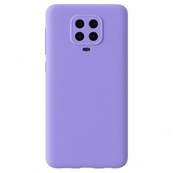 Θήκη Πλάτης Σιλικόνης Soft για Xiaomi Redmi Note 9 Pro/Note 9S - Χρώμα: Λιλά