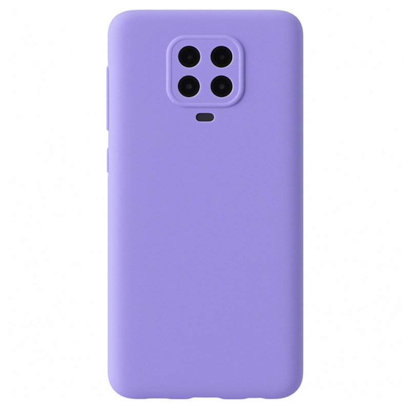 Θήκη Πλάτης Σιλικόνης Soft για Xiaomi Redmi Note 9 Pro/Note 9S - Χρώμα: Λιλά